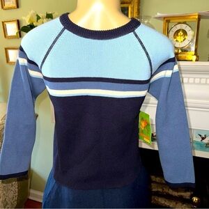 Spotted Frog Nwt Boy’s 100% cotton, crew neck sweater